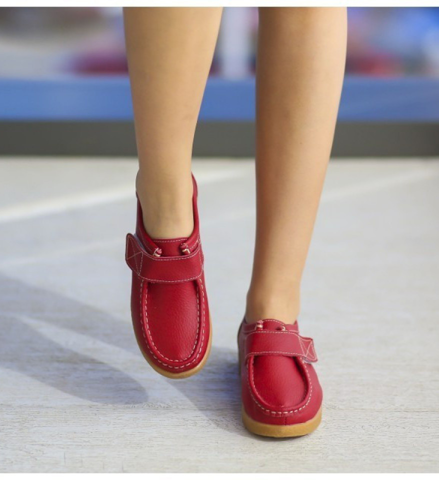 Pantofi Casual Monta Rosii - Img 5