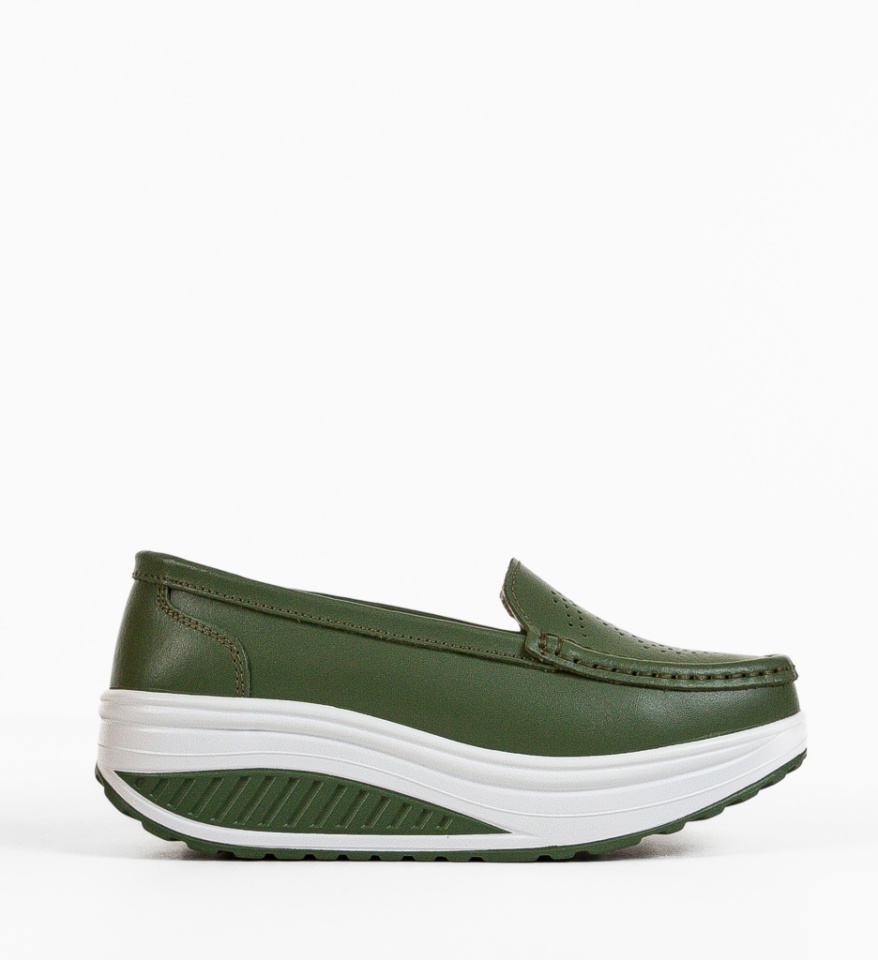 Pantofi Casual Musta Verzi - Img 2
