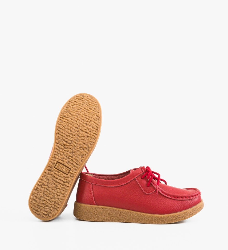 Pantofi Casual Niko Rosii 2 - Img 3