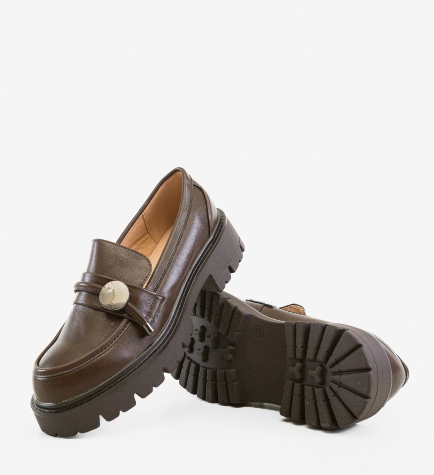 Pantofi Casual Nuritona Maro - Img 3