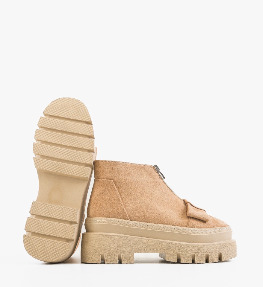 Pantofi Casual Parqua Bej - Img 3