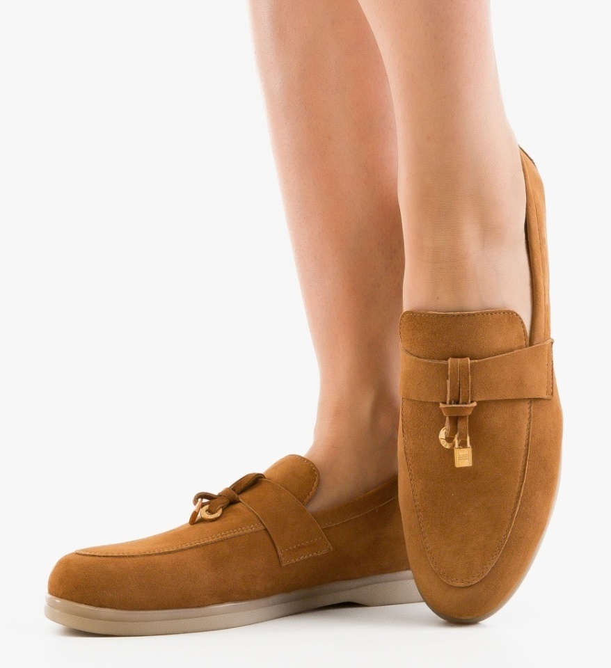 Pantofi Casual Pyana Camel - Img 6