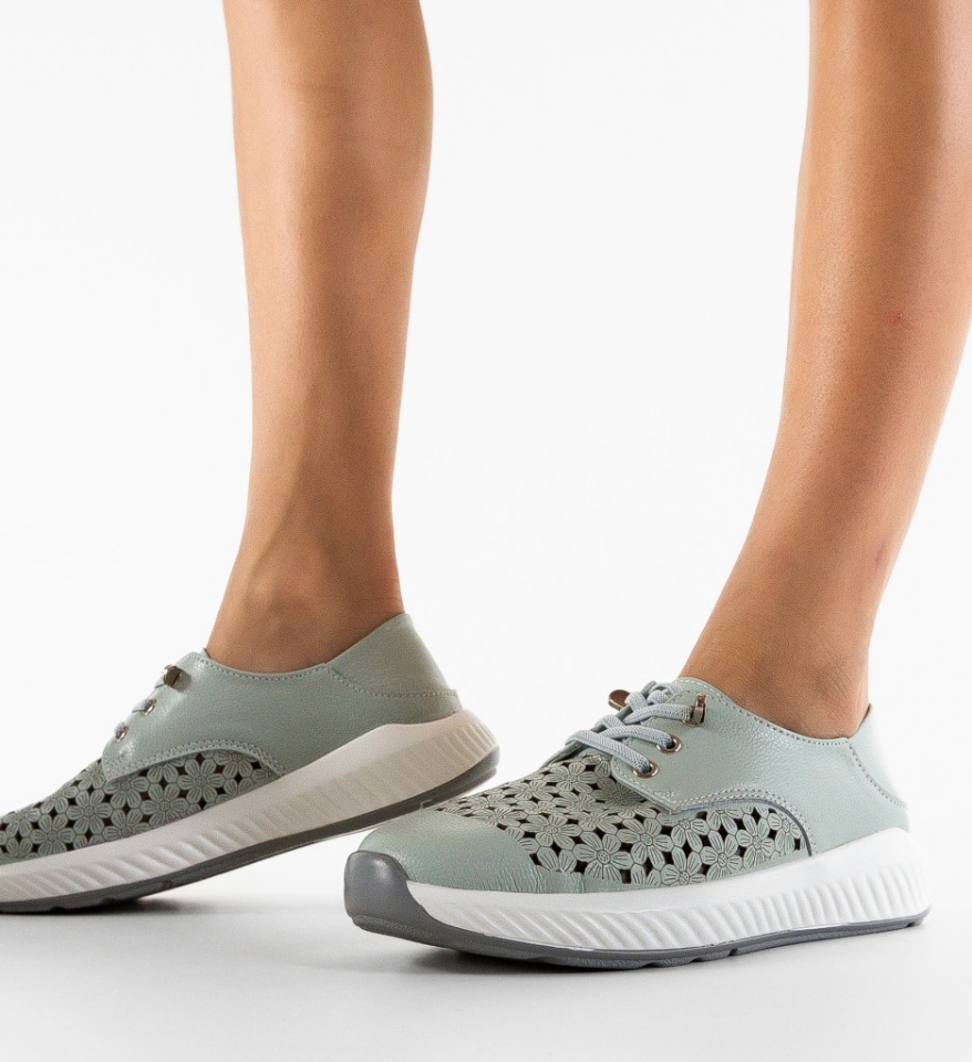 Pantofi Casual Radian Verzi - Img 7