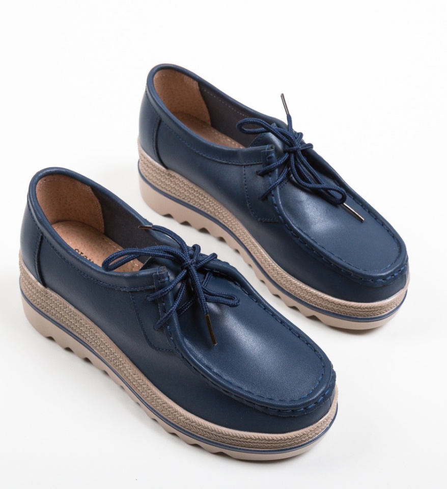 Pantofi Casual Sag Bleumarin - Img 11