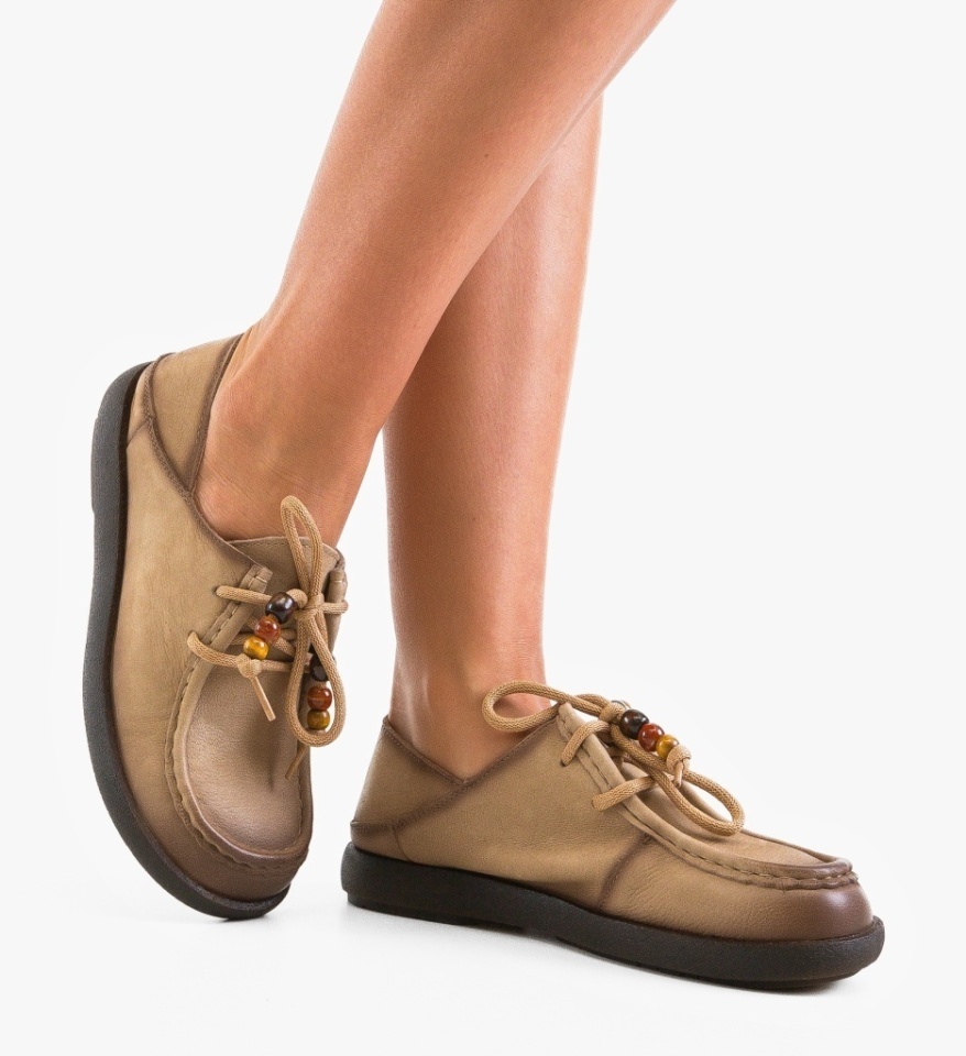 Pantofi Casual Salvor Khaki - Img 4