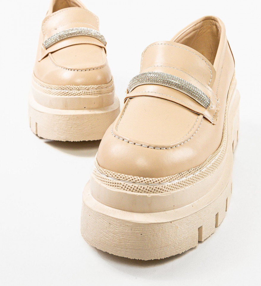 Pantofi Casual Skenara Bej - Img 2