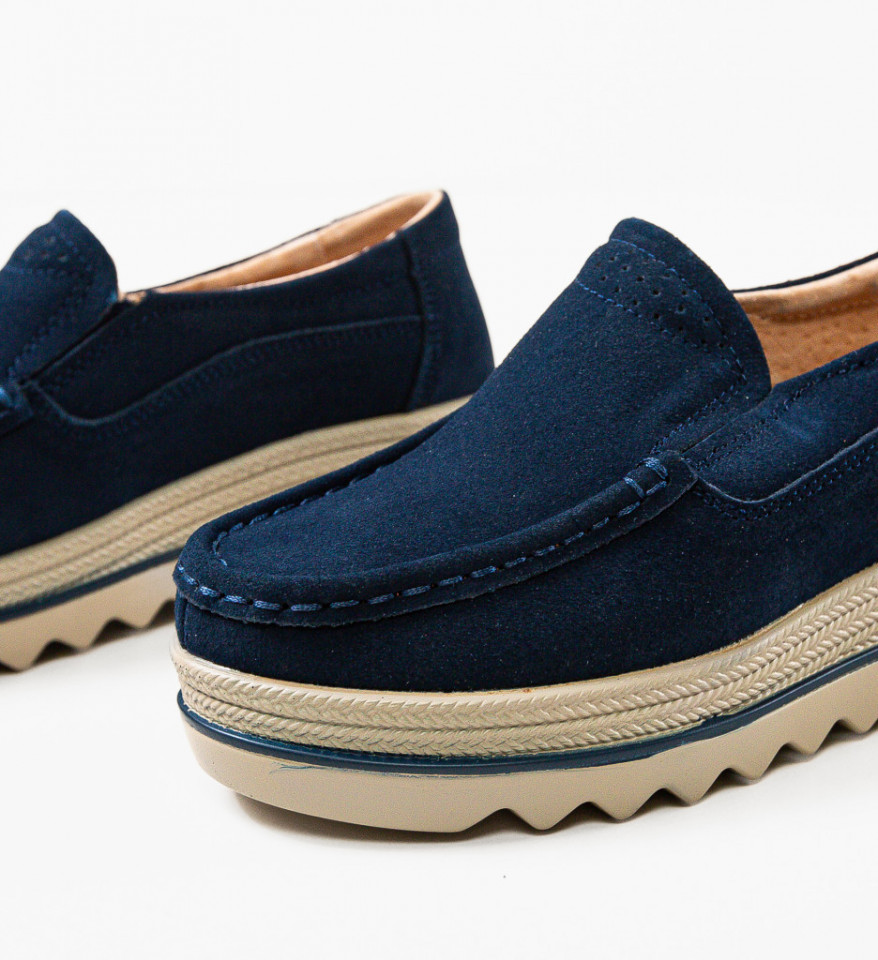 Pantofi Casual Smirno Bleumarin - Img 4