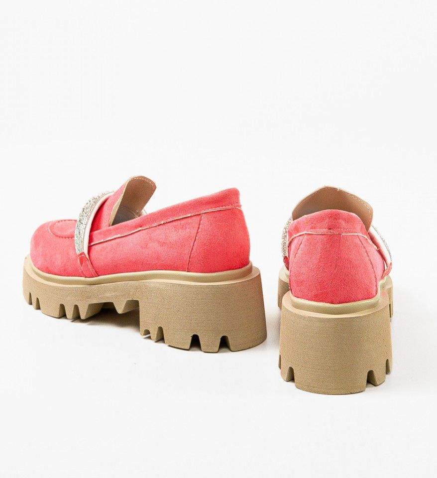 Pantofi Casual Spikez Roz - Img 4