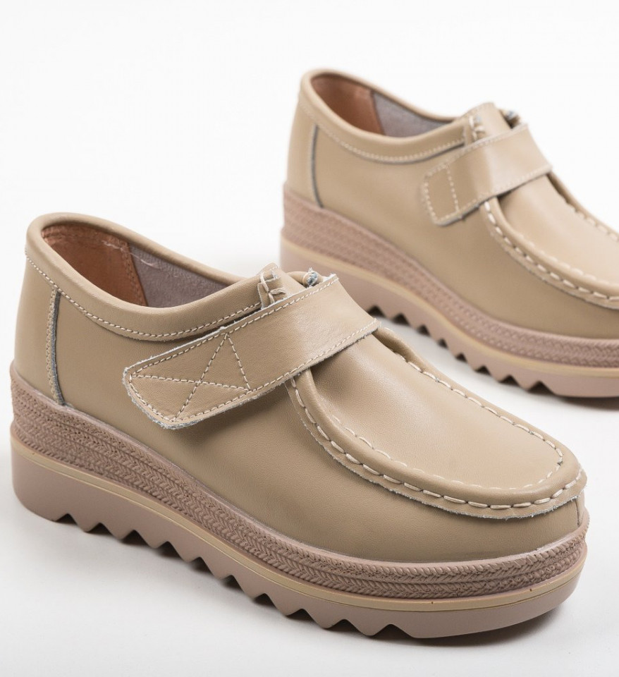 Pantofi Casual Straif Bej - Img 6