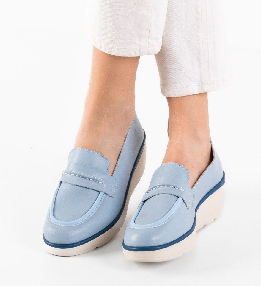 Pantofi Casual Teyana Albastri - Img 6