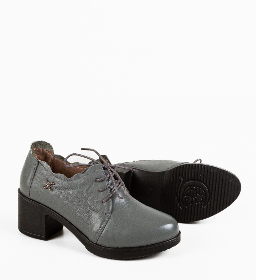 Pantofi Casual Tyborc Gri - Img 4