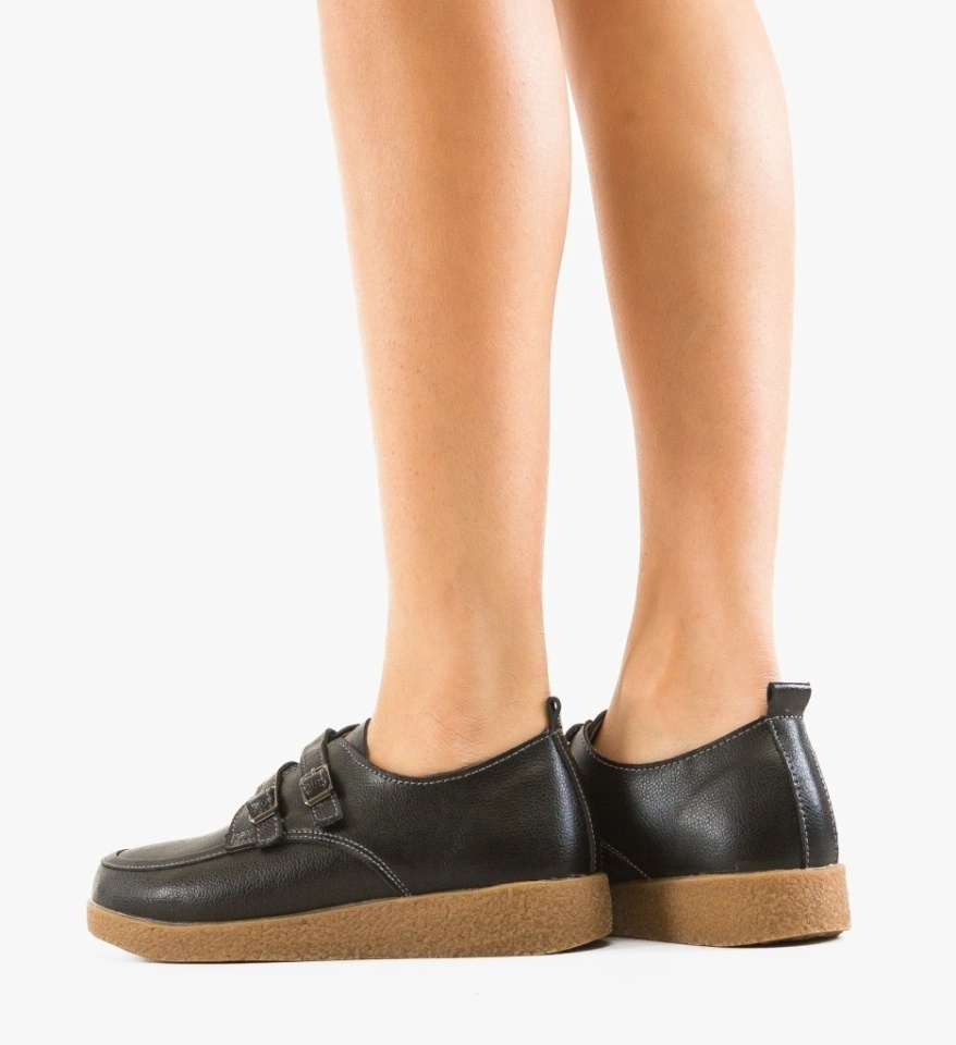 Pantofi Casual Tyche Negri - Img 2