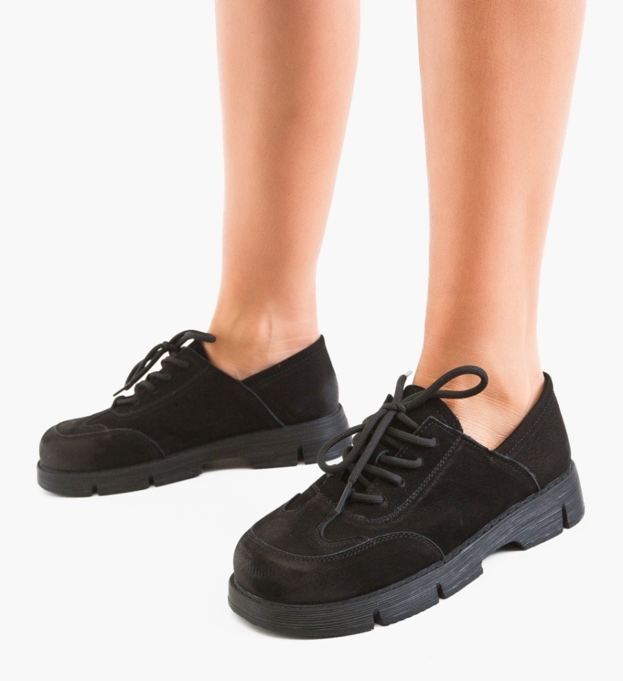 Pantofi Casual Verna Negri - Img 6