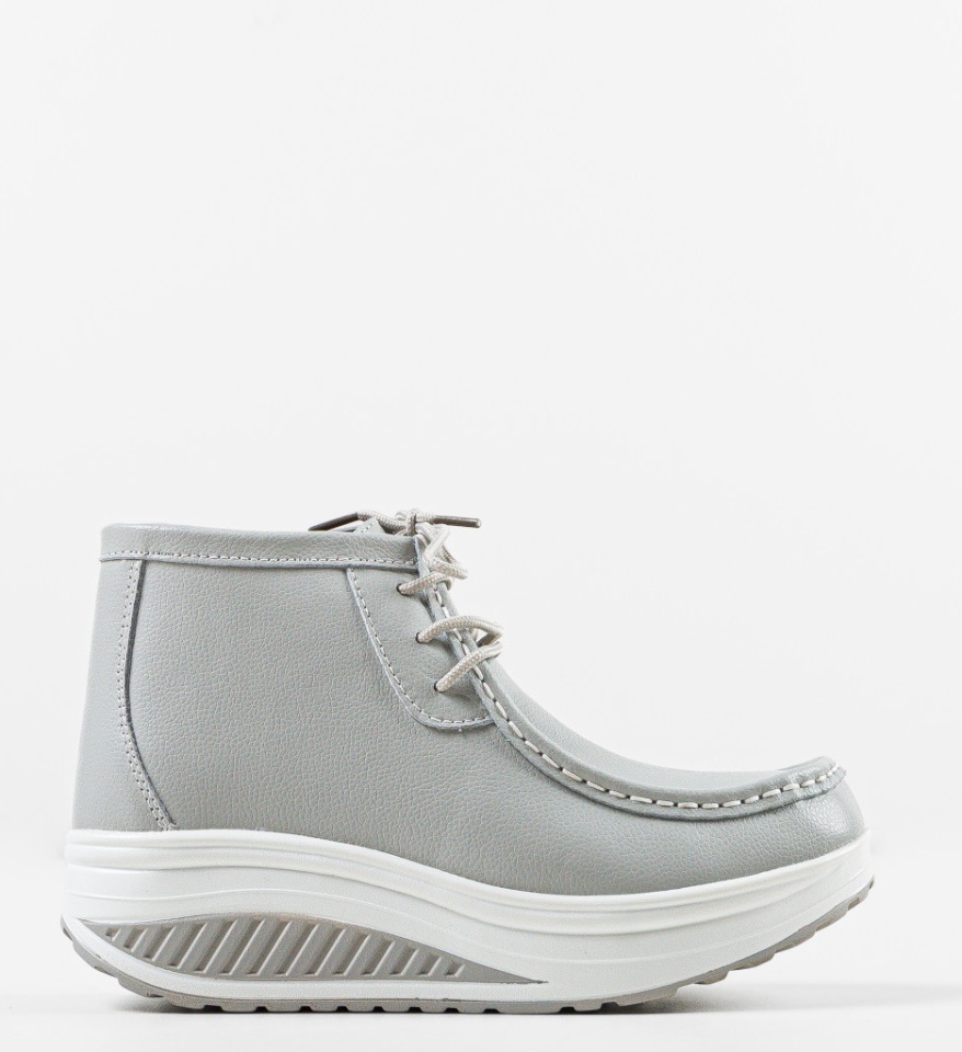 Pantofi Casual Vinto Gri - Img 12