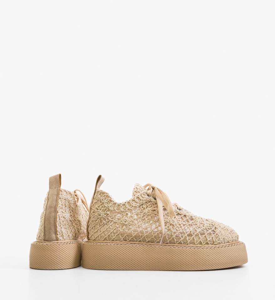 Pantofi Casual Ystory Bej 2 - Img 4