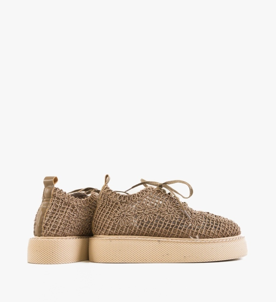 Pantofi Casual Ystory Khaki 3 - Img 4