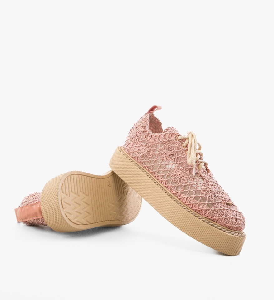 Pantofi Casual Ystory Roz 2 - Img 4