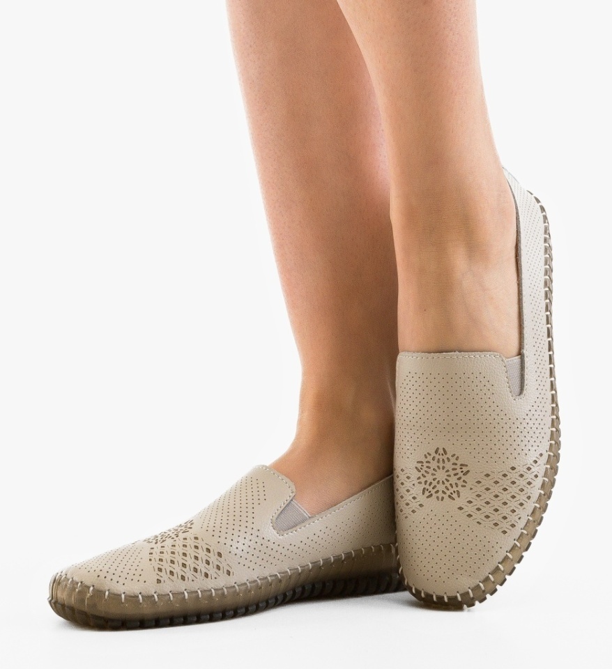 Pantofi Casual Zakrey Gri - Img 3