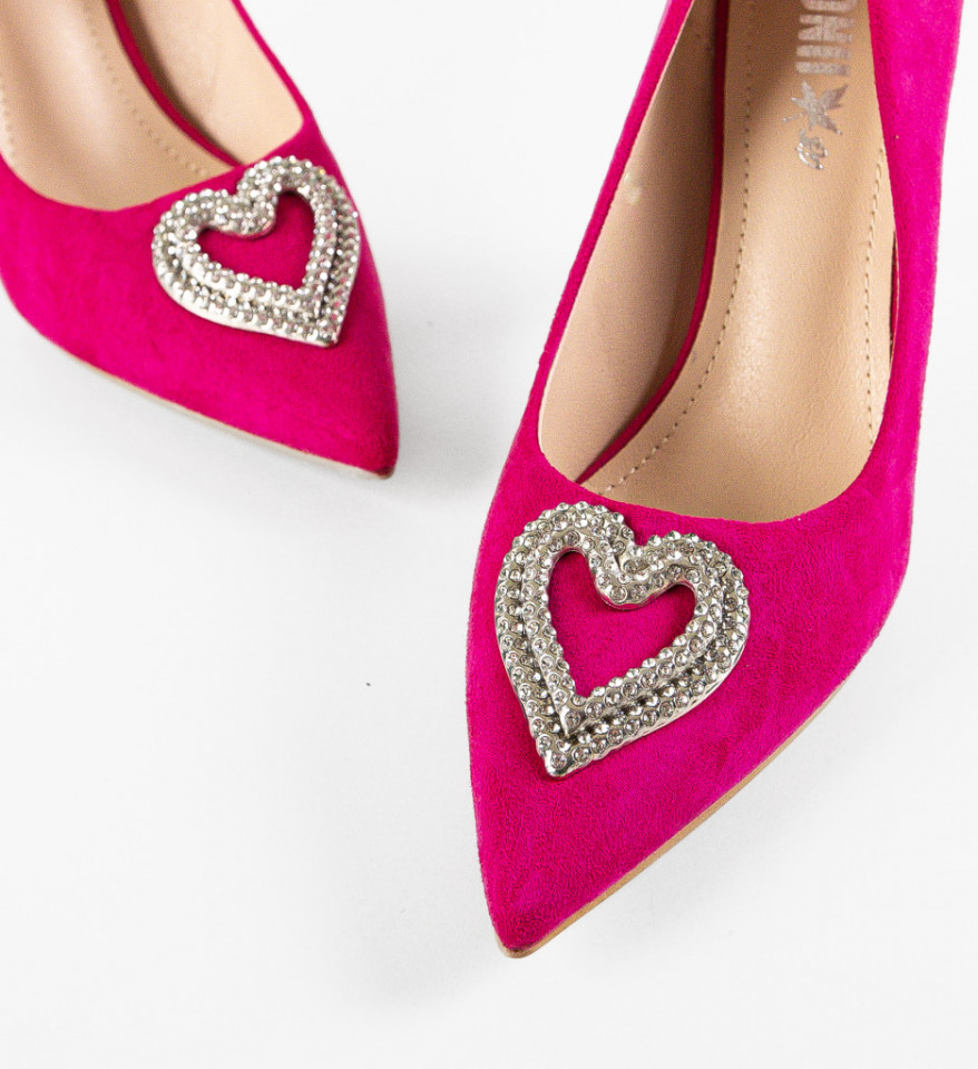 Pantofi cu toc Aquazar Fuchsia - Img 2