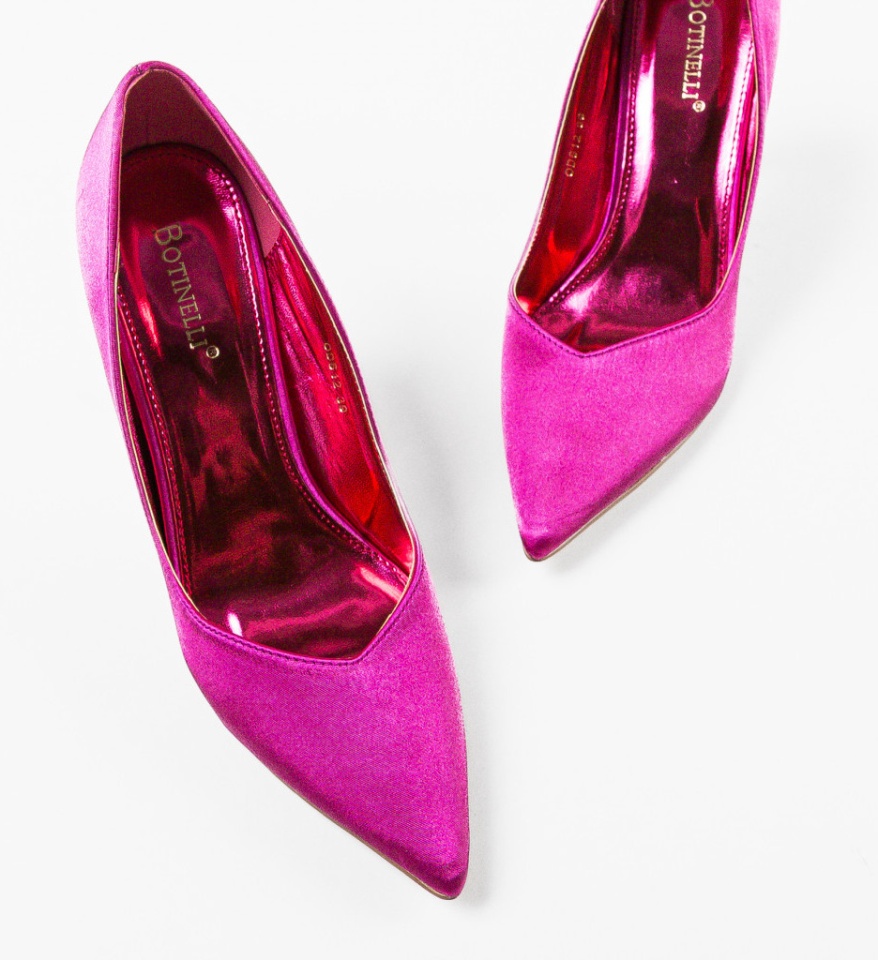Pantofi cu toc Blada Fuchsia - Img 11