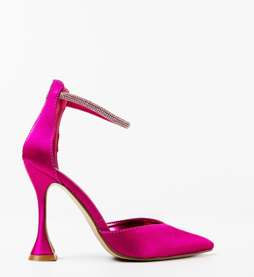 Pantofi cu toc Ellya Fuchsia - Img 8