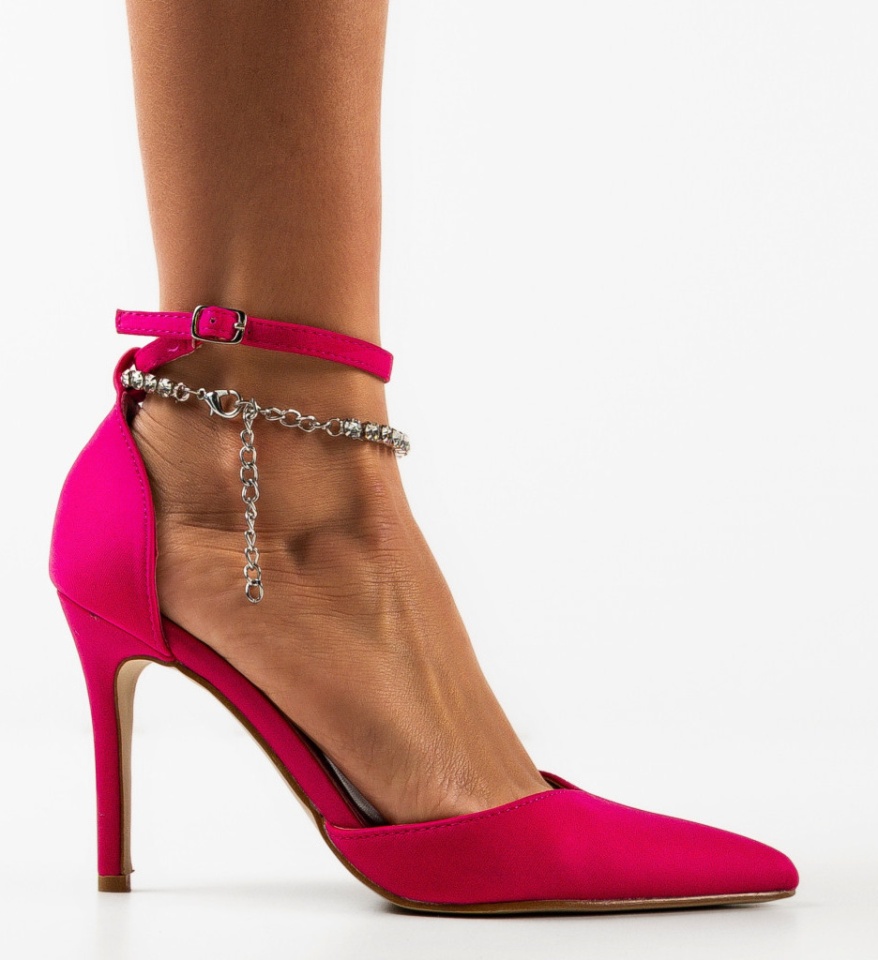 Pantofi cu toc Kamiona Fuchsia - Img 8