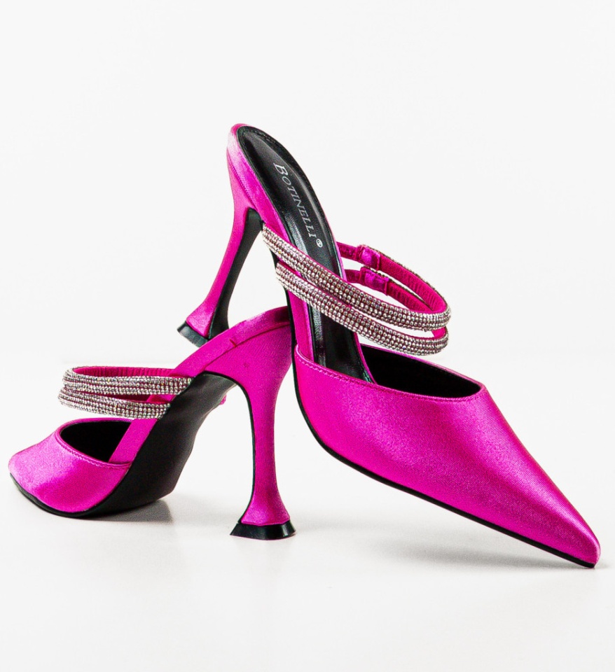 Pantofi cu toc Manyla Fuchsia - Img 6