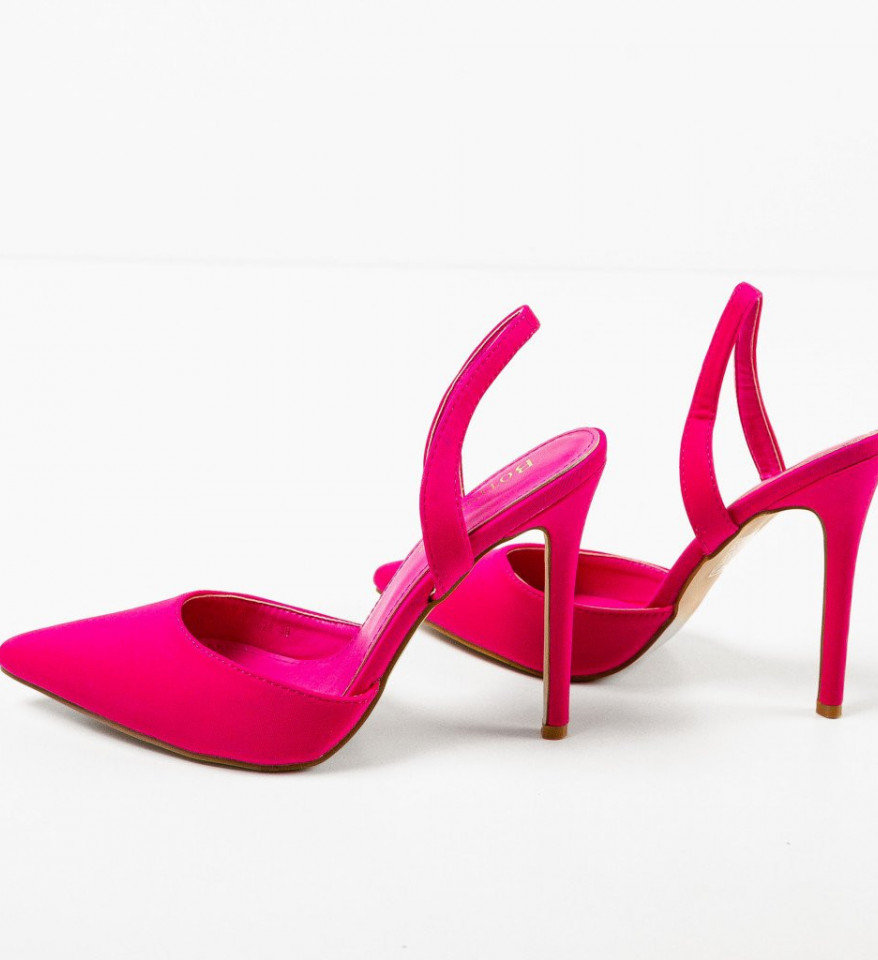 Pantofi cu toc Ruruma Fuchsia - Img 4