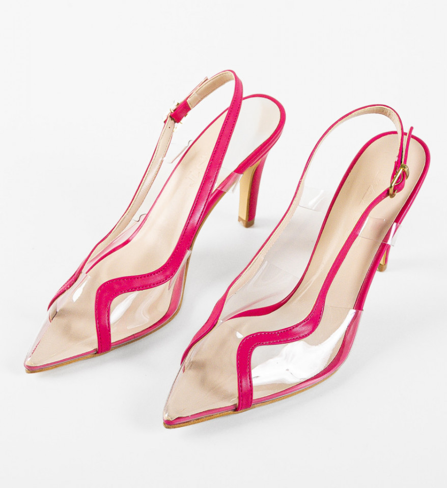 Pantofi dama Barney Fuchsia - Img 3