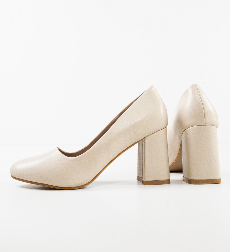 Pantofi dama Bright Bej 2 - Img 3