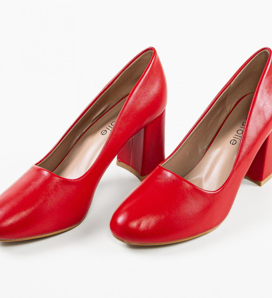 Pantofi dama Bright Rosii 2 - Img 3