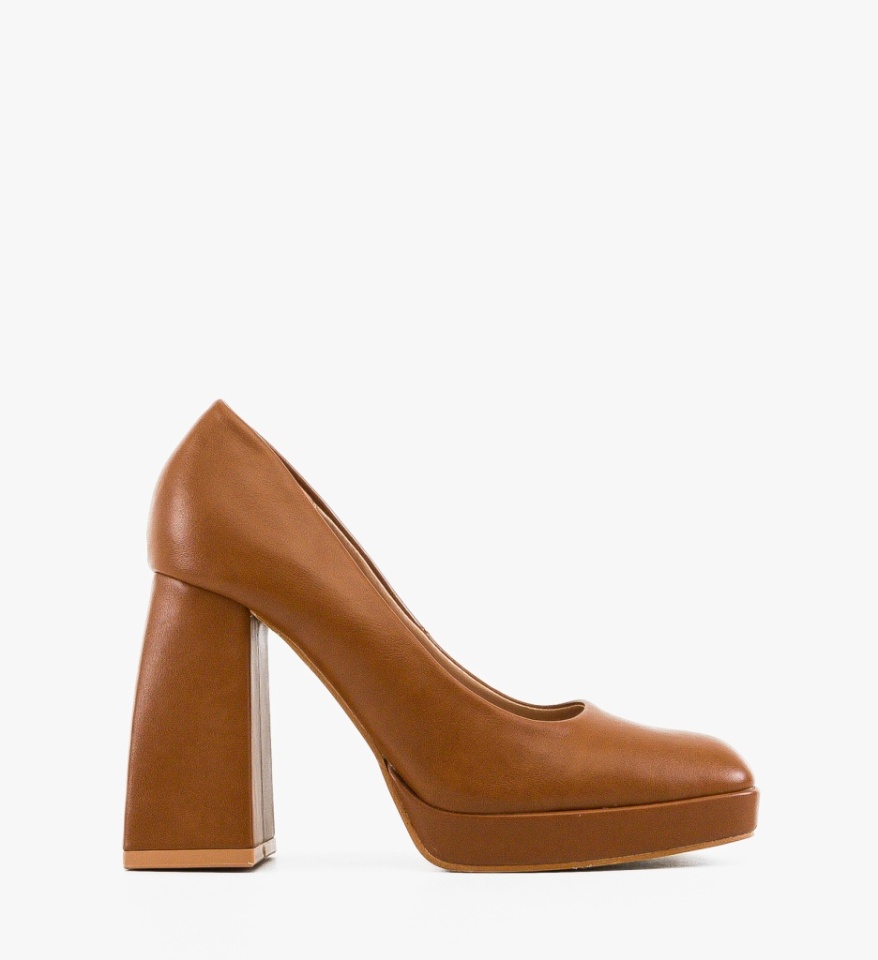Pantofi dama Davis Camel - Img 3