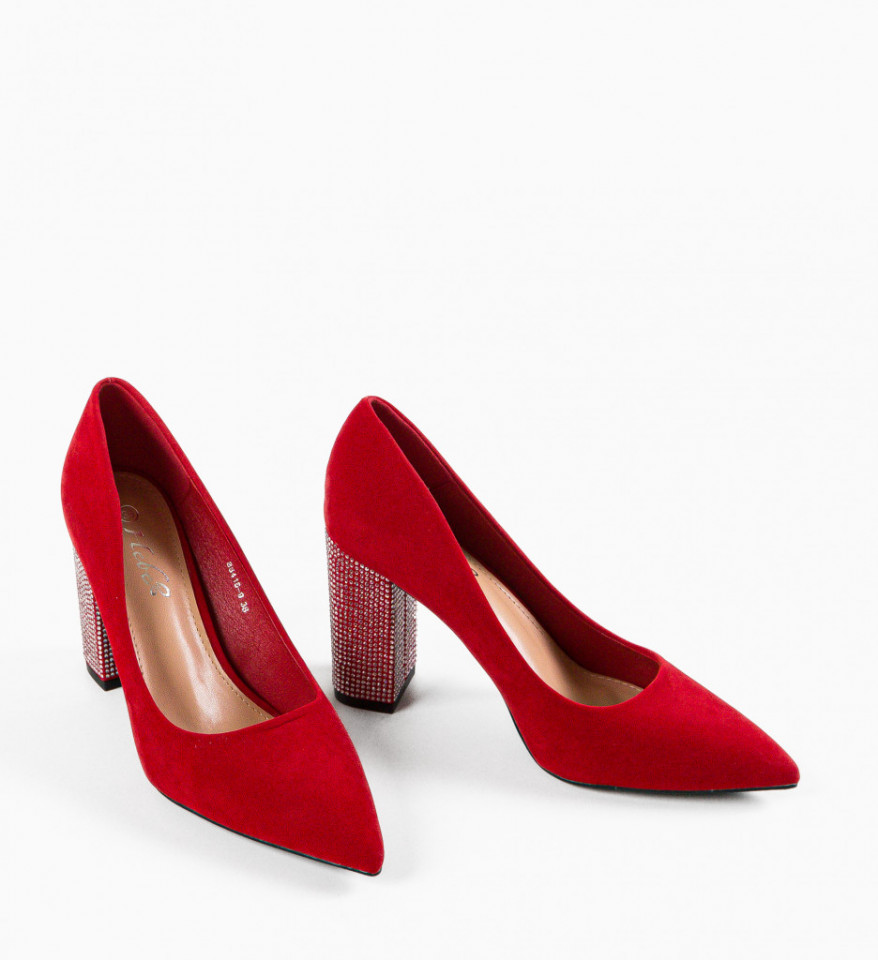 Pantofi dama Evely Rosii - Img 3