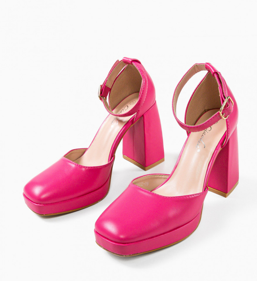 Pantofi dama Flynn Fuchsia - Img 3
