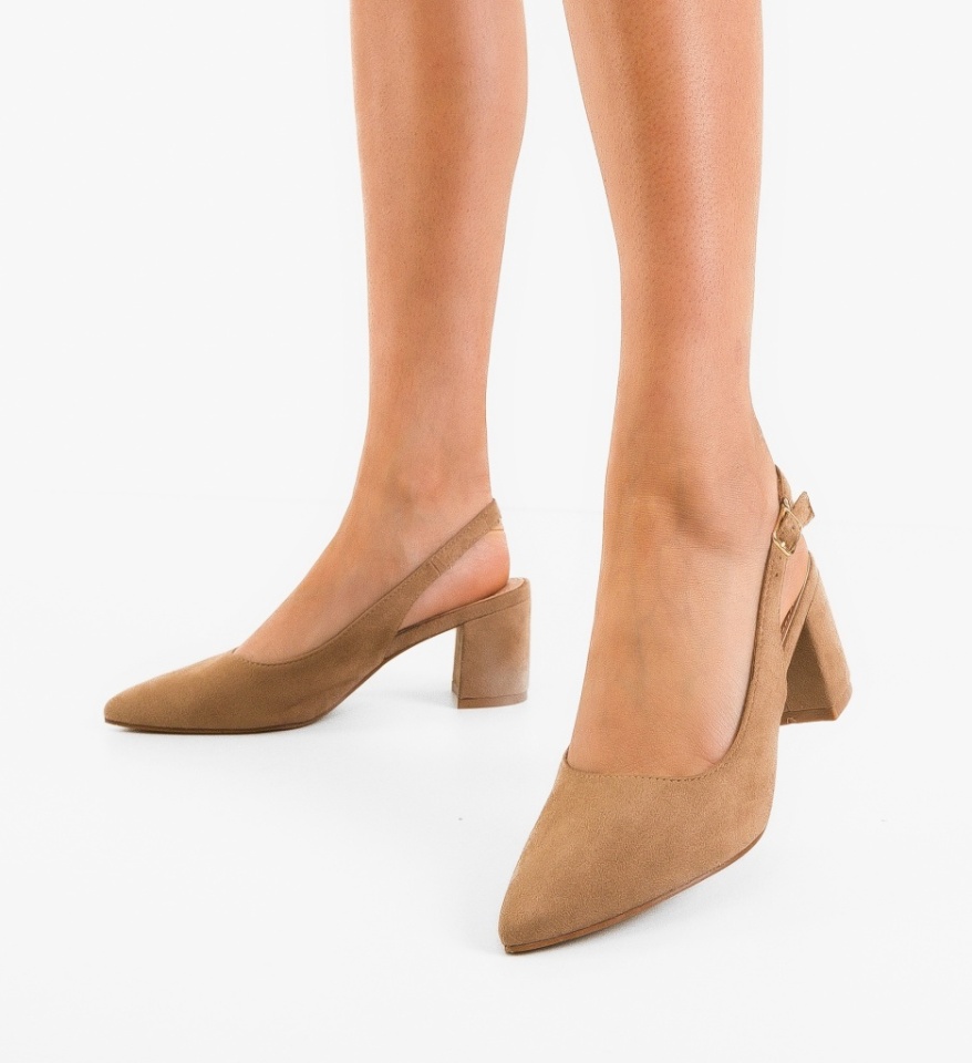 Pantofi dama Gally Khaki - Img 5