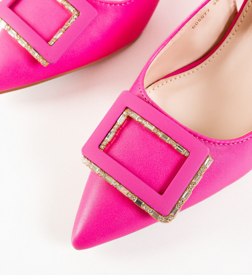 Pantofi dama Gentalya Fuchsia - Img 4