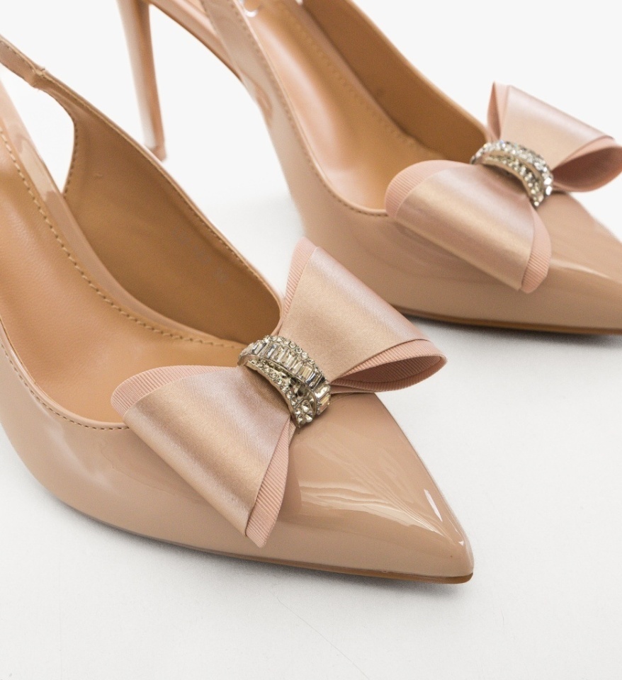Pantofi dama Gift Nude - Img 5