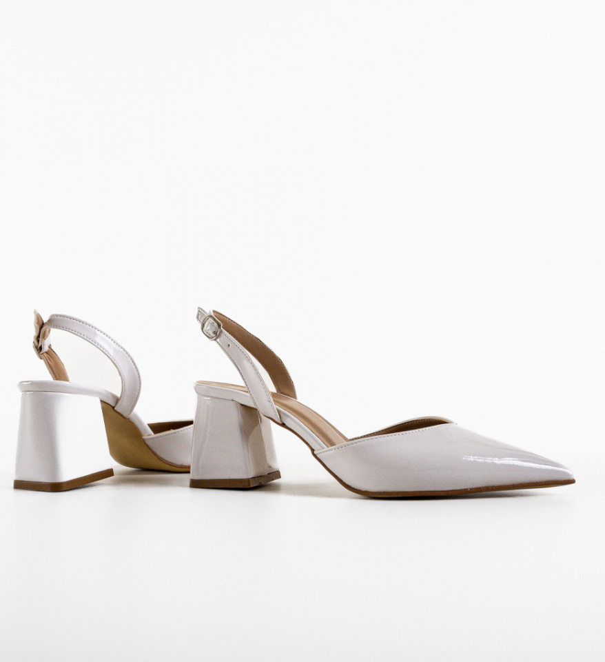 Pantofi dama Hagra Alb - Img 2
