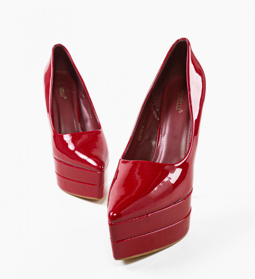 Pantofi dama Heath Rosii - Img 2