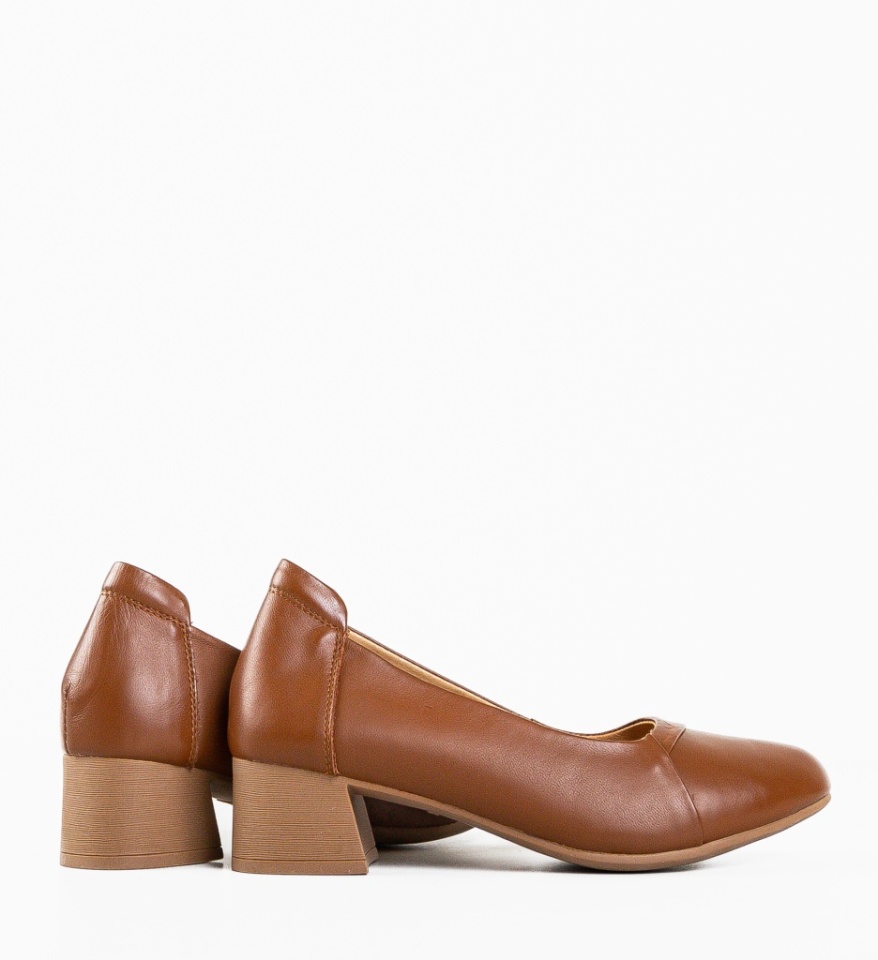 Pantofi dama Hebba Camel - Img 3