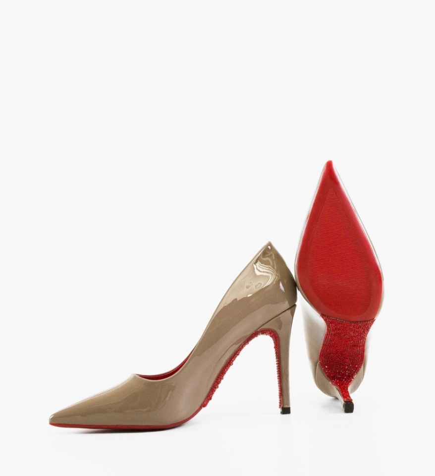 Pantofi dama Honny Khaki - Img 2