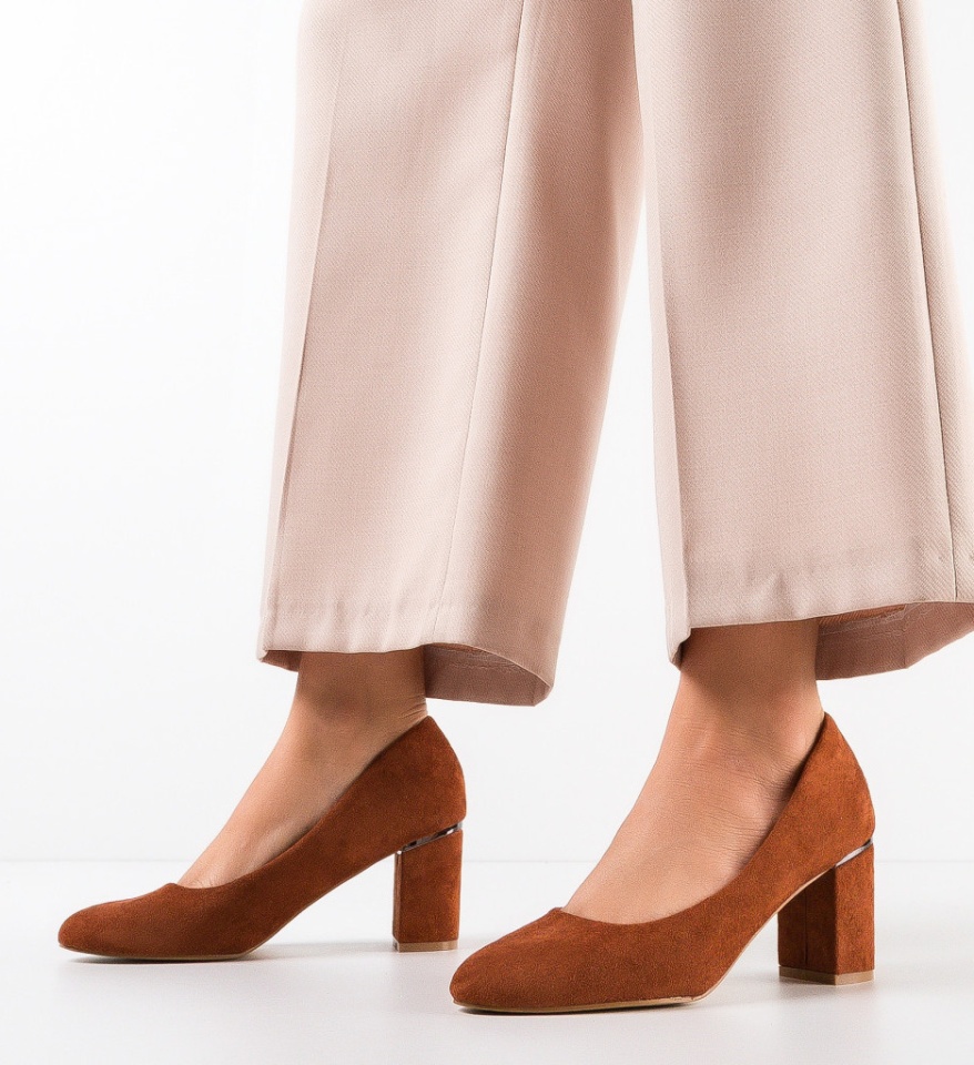 Pantofi dama Kyla Camel - Img 6