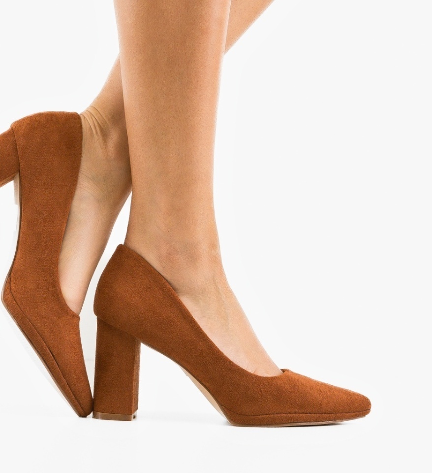 Pantofi dama Lebray Camel - Img 6