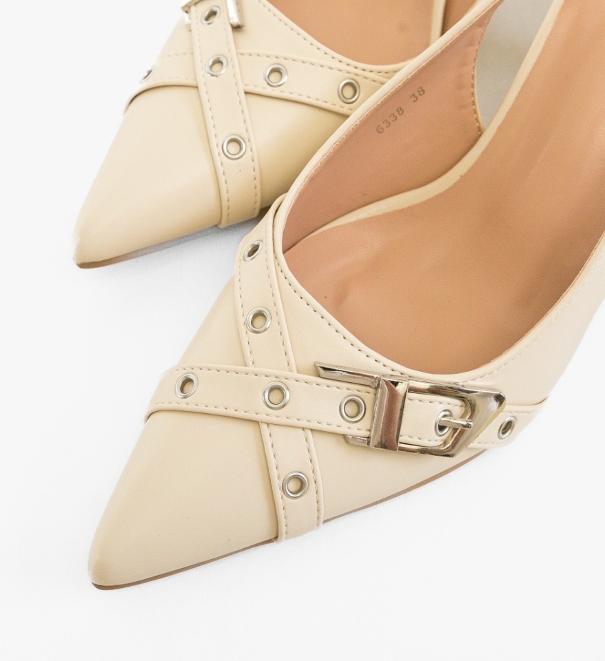 Pantofi dama Lennox Bej - Img 4