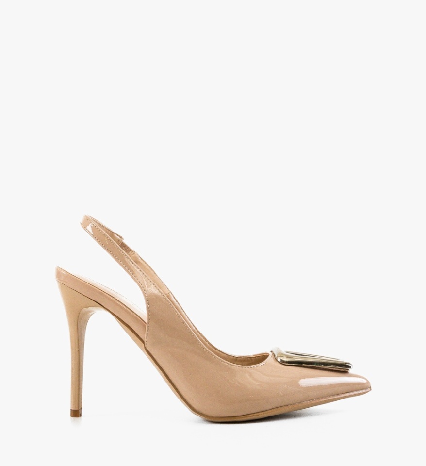 Pantofi dama Malas Bej - Img 3