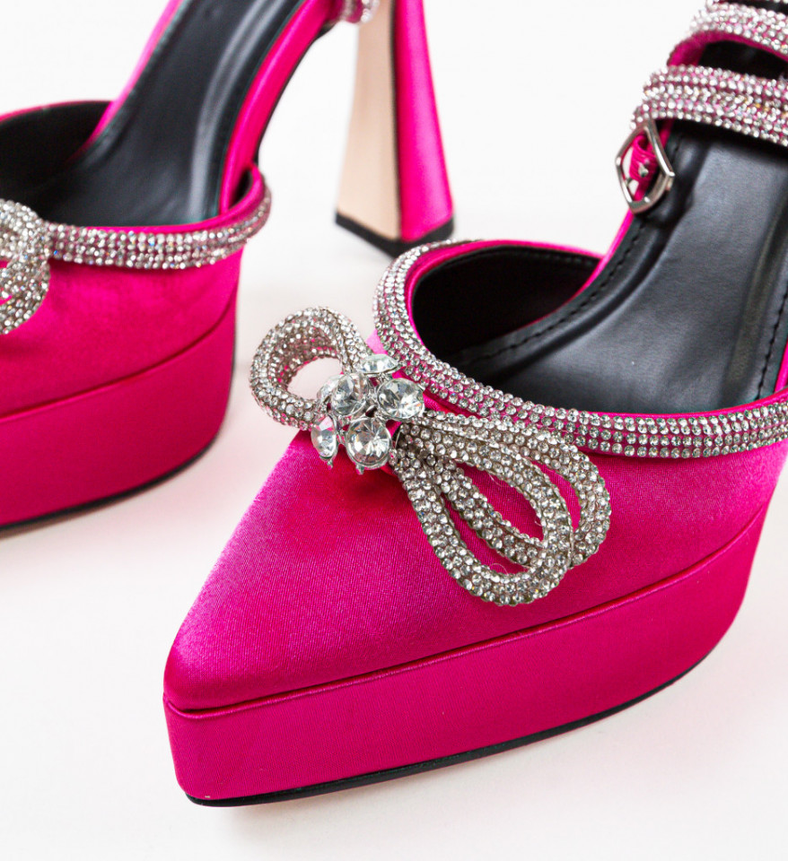 Pantofi dama Mariette Fuchsia - Img 3
