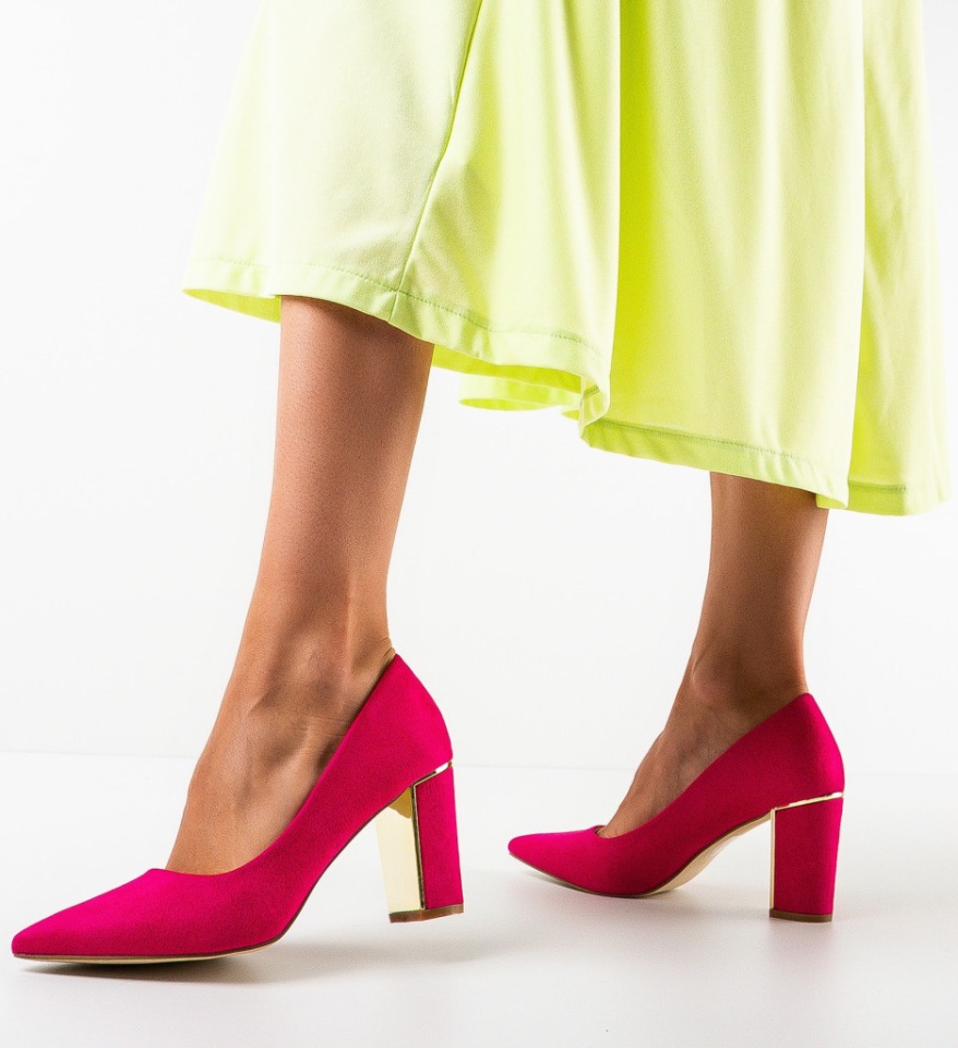 Pantofi dama Marion Fuchsia - Img 4