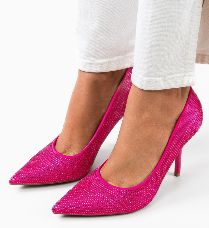 Pantofi dama Maritta Fuchsia - Img 5