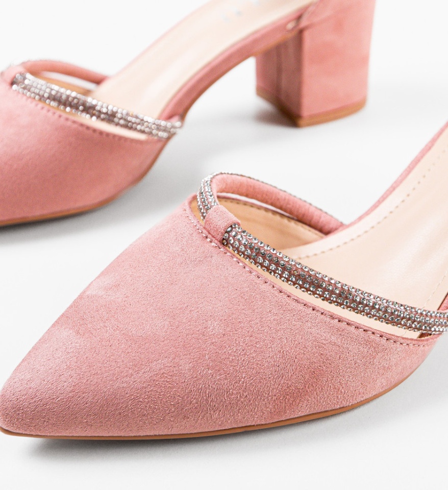 Pantofi dama Oficia Roz - Img 10