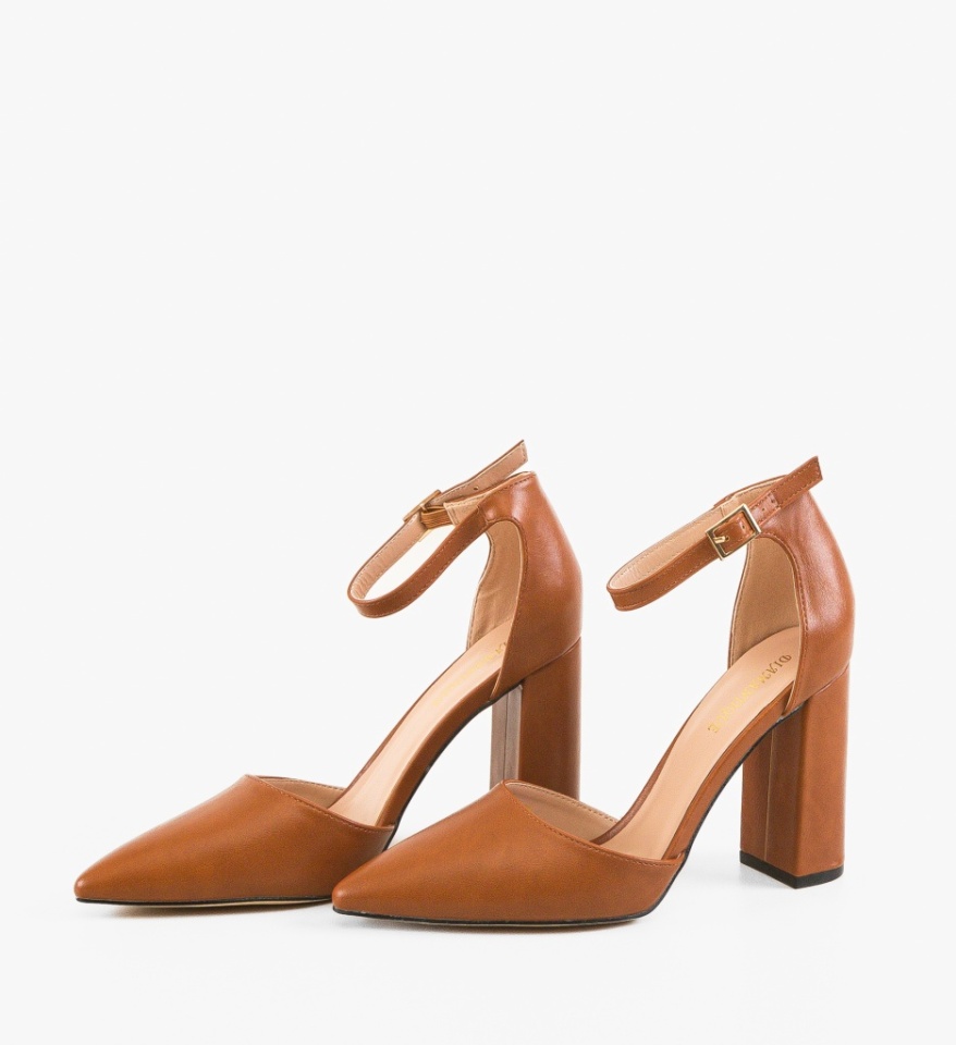 Pantofi dama Saira Camel - Img 3
